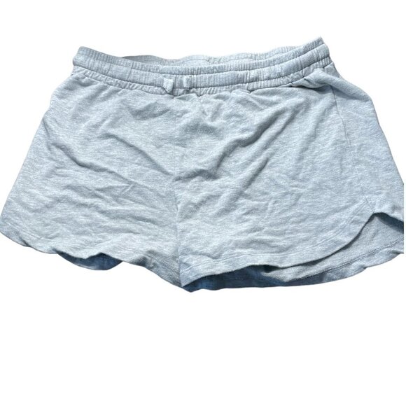 Brooklinen Loungewear Collection Gray Sweat Shorts Ladies Medium with Drawstring - Picture 1 of 2